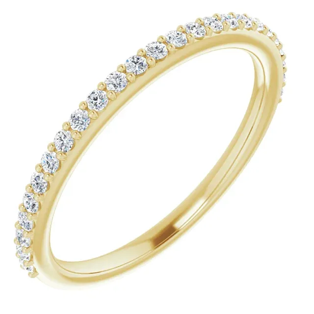 18K Gold 1/4 CTW Premium Canadian Diamond Wedding Band