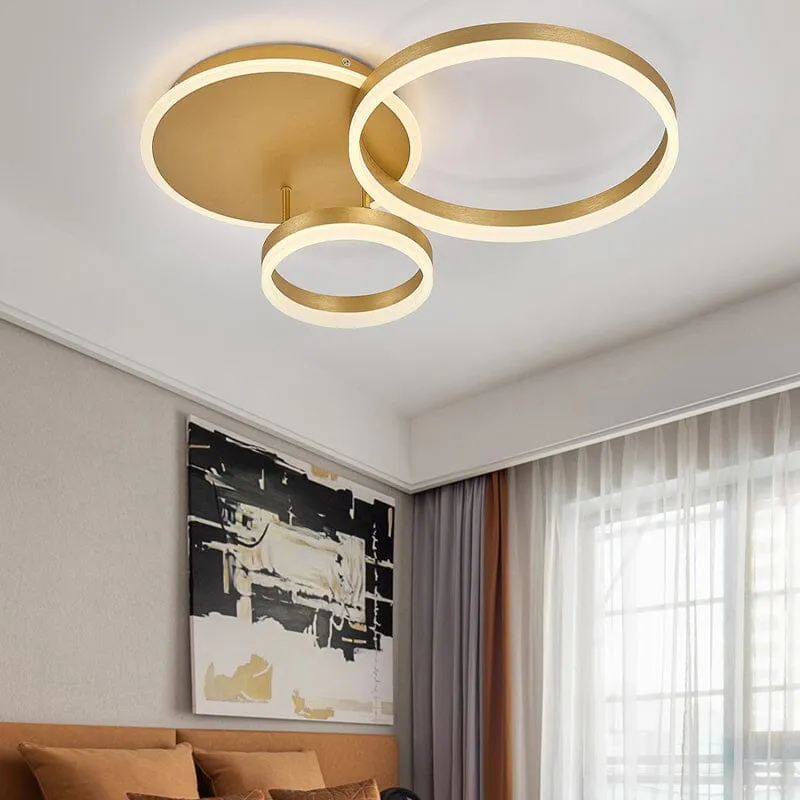 2/3.5 ft Circles  Ceiling Light with LED Dimmable/Non-Dimmable