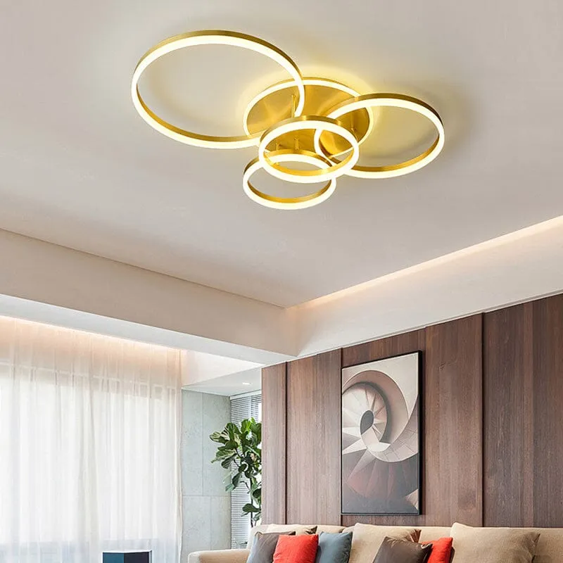 2/3.5 ft Circles  Ceiling Light with LED Dimmable/Non-Dimmable