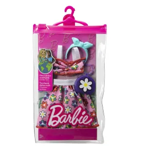 Barbie Complete Looks Fashions And Accessories Floral Dress