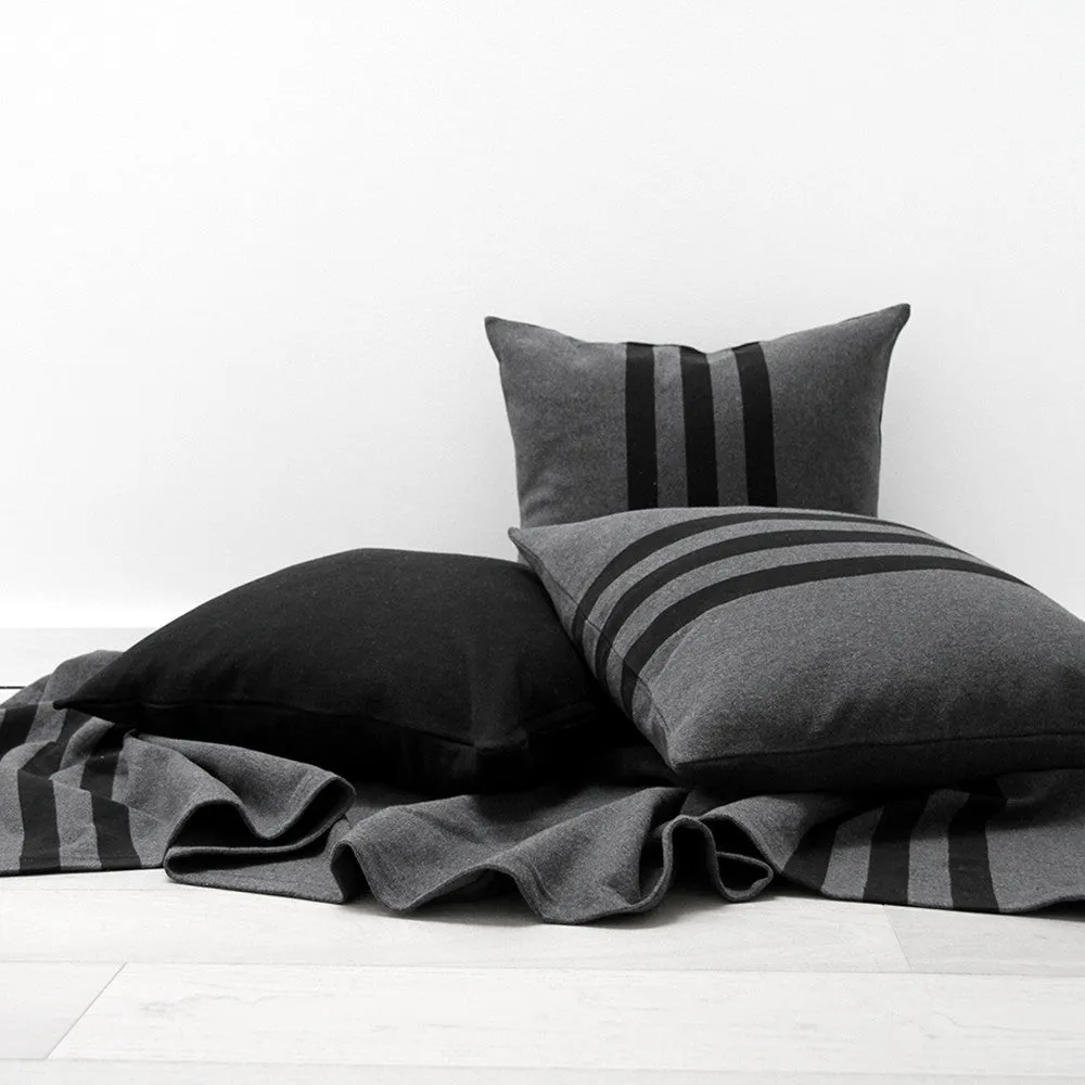 Brackley Cushion Cover Coal and Black