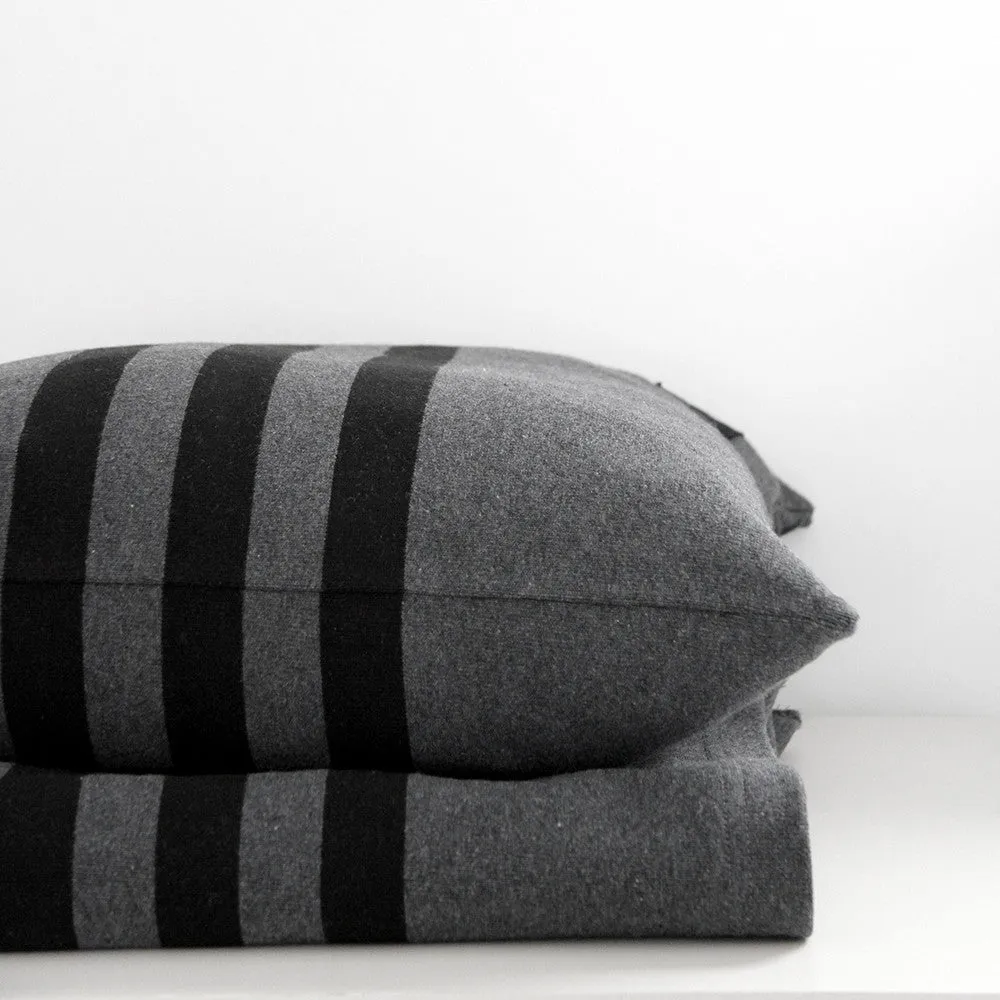 Brackley Cushion Cover Coal and Black