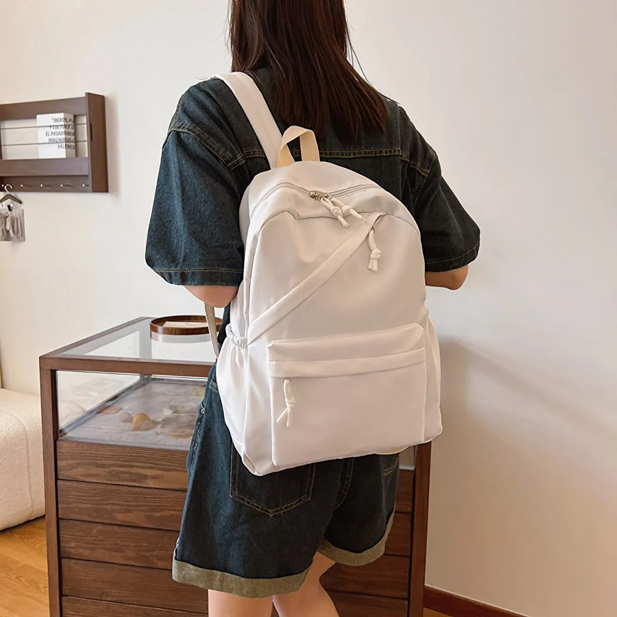 Cloth Backpack Bag and Sling Bag 2 Piece Set