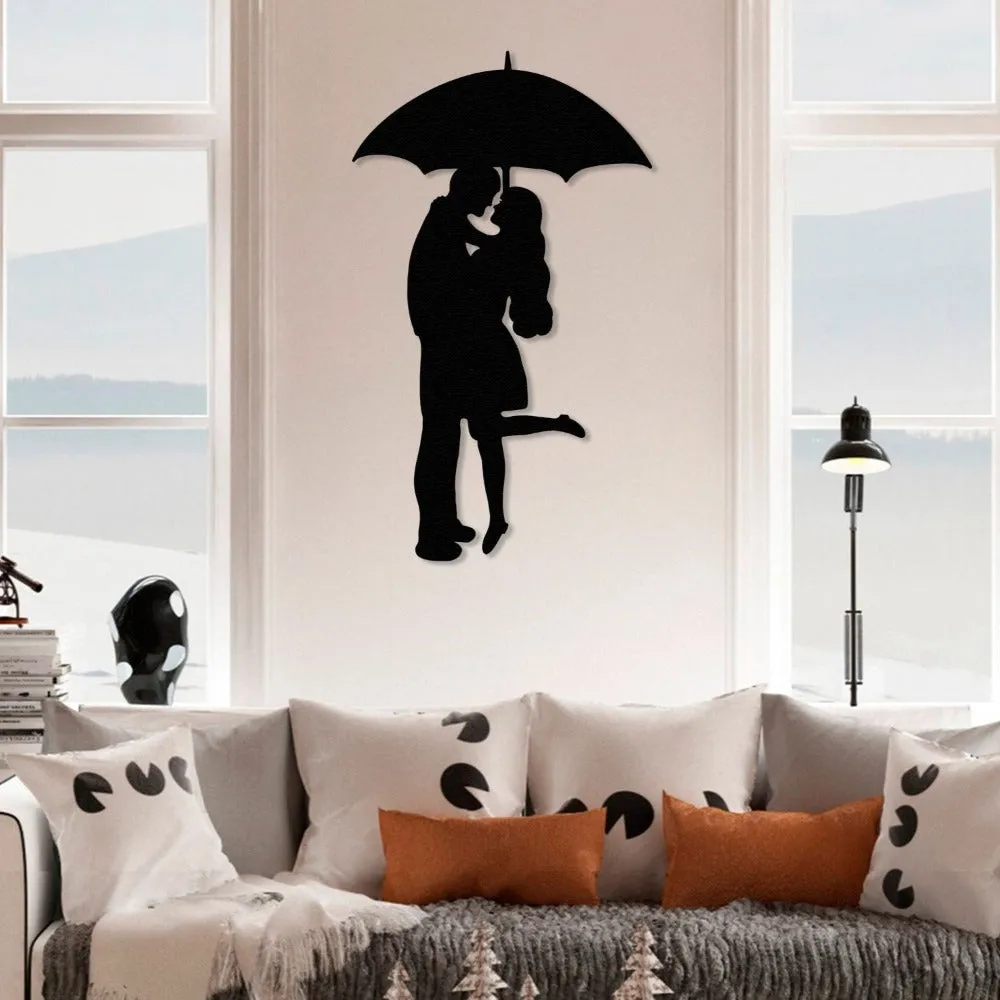 Couple on Rainy Day