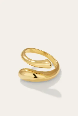 Crossover Gold Vermeil Ring