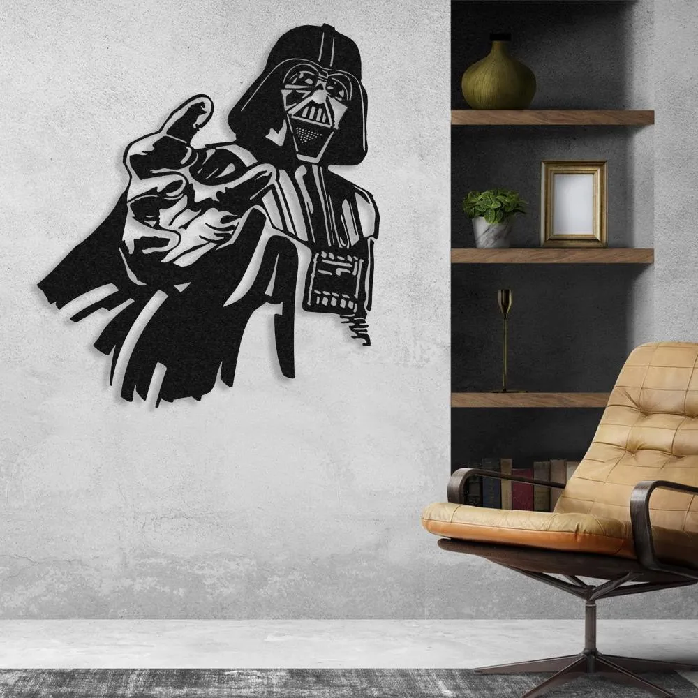 Darth Wader Metal Wall Art