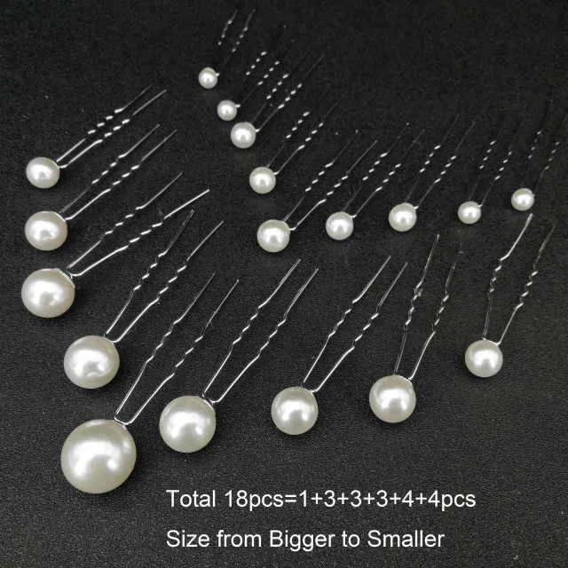 Fashion Women Simulated Pearl Hairpins Metal Barrette Clip Wedding Bridal Tiara Hair Accessories Wedding Hairstyle Design Tools