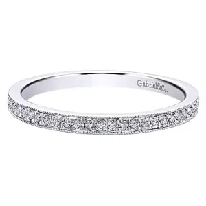 Gabriel & Co. Pave Diamond Eternity Band