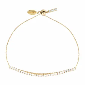 Georgini Iconic Bridal Vera 2mm Bracelet Gold Adjustable