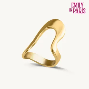 Gold Curve Ring