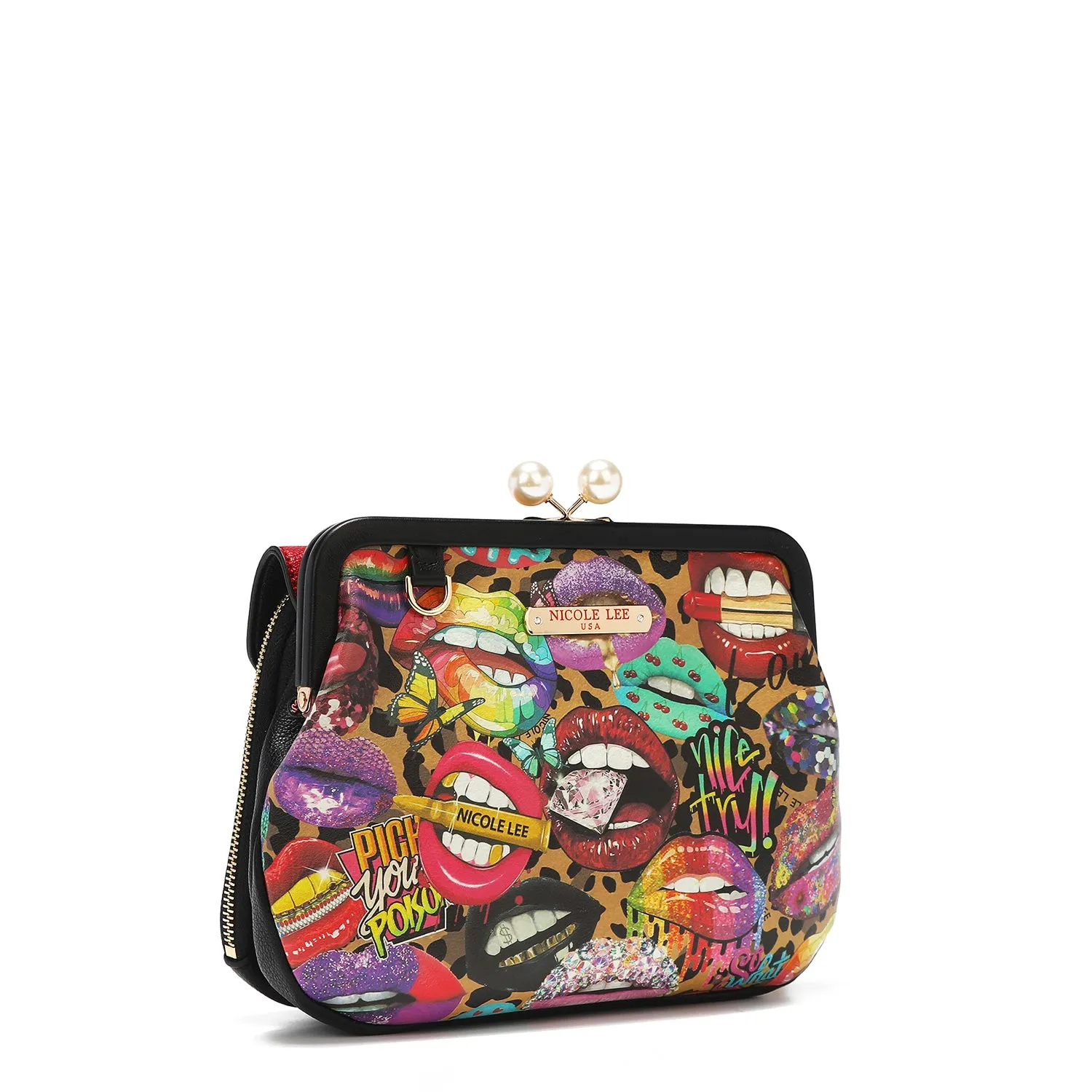 KISS LOCK MESSENGER CROSSBODY