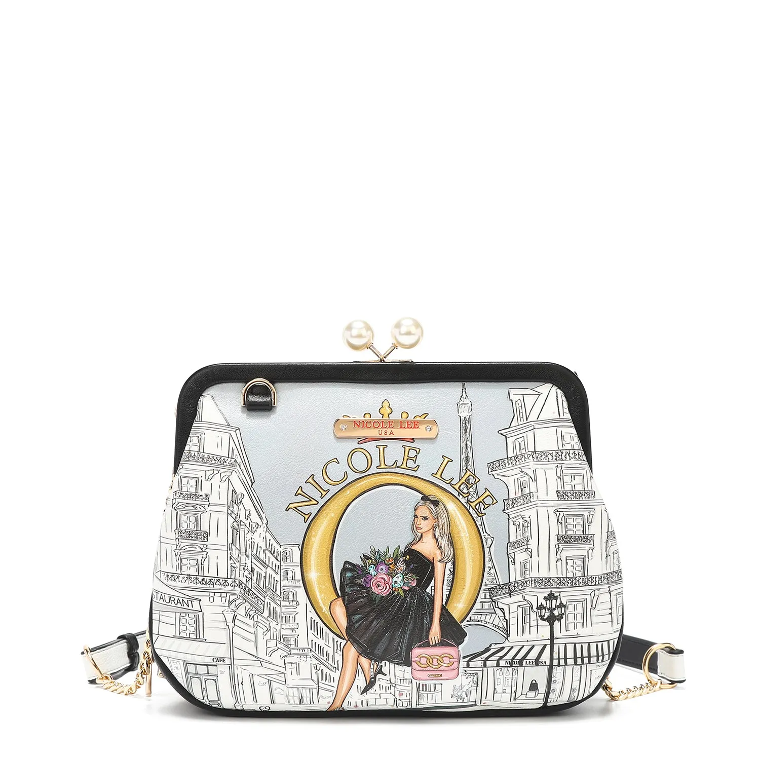 KISS LOCK MESSENGER CROSSBODY