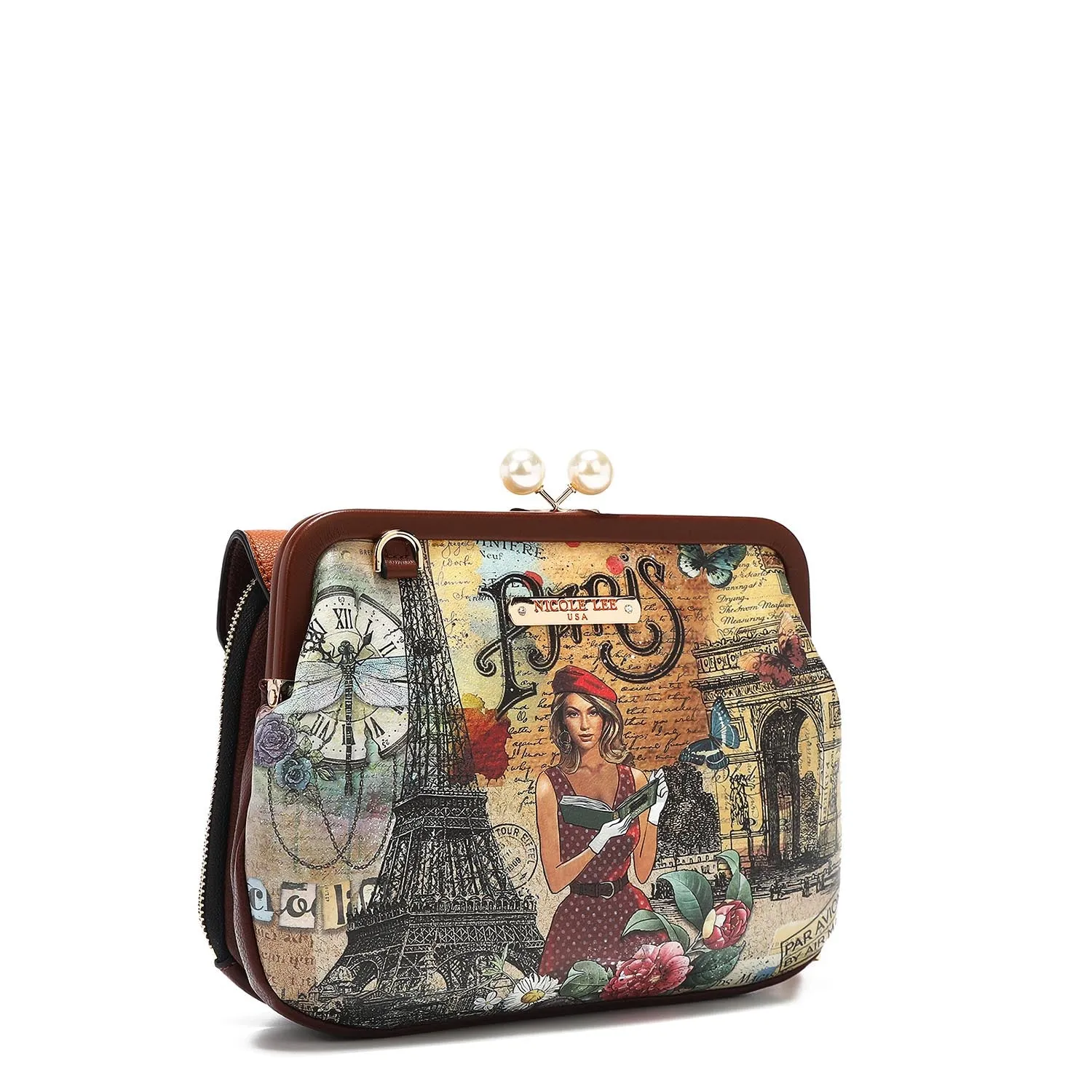 KISS LOCK MESSENGER CROSSBODY