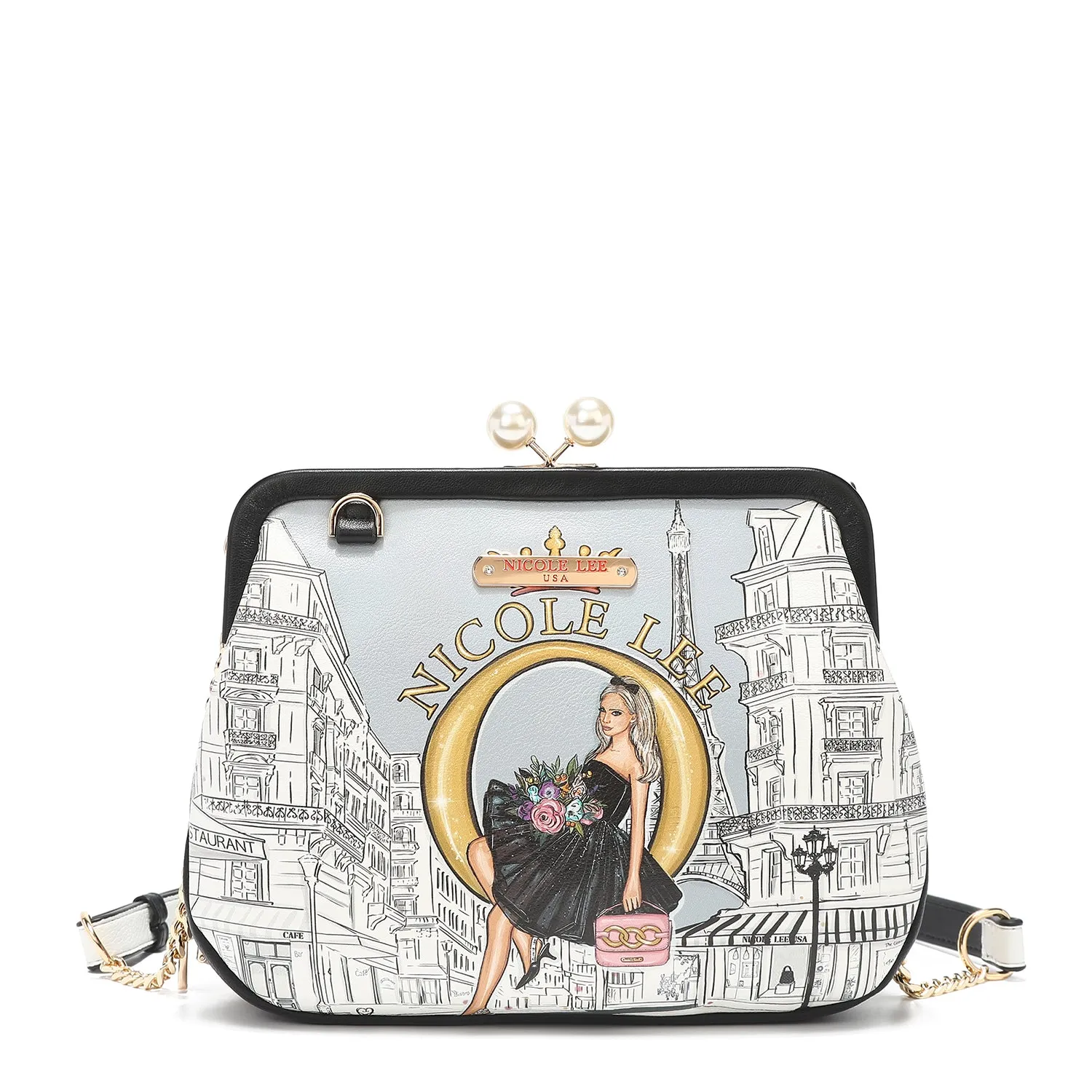 KISS LOCK MESSENGER CROSSBODY