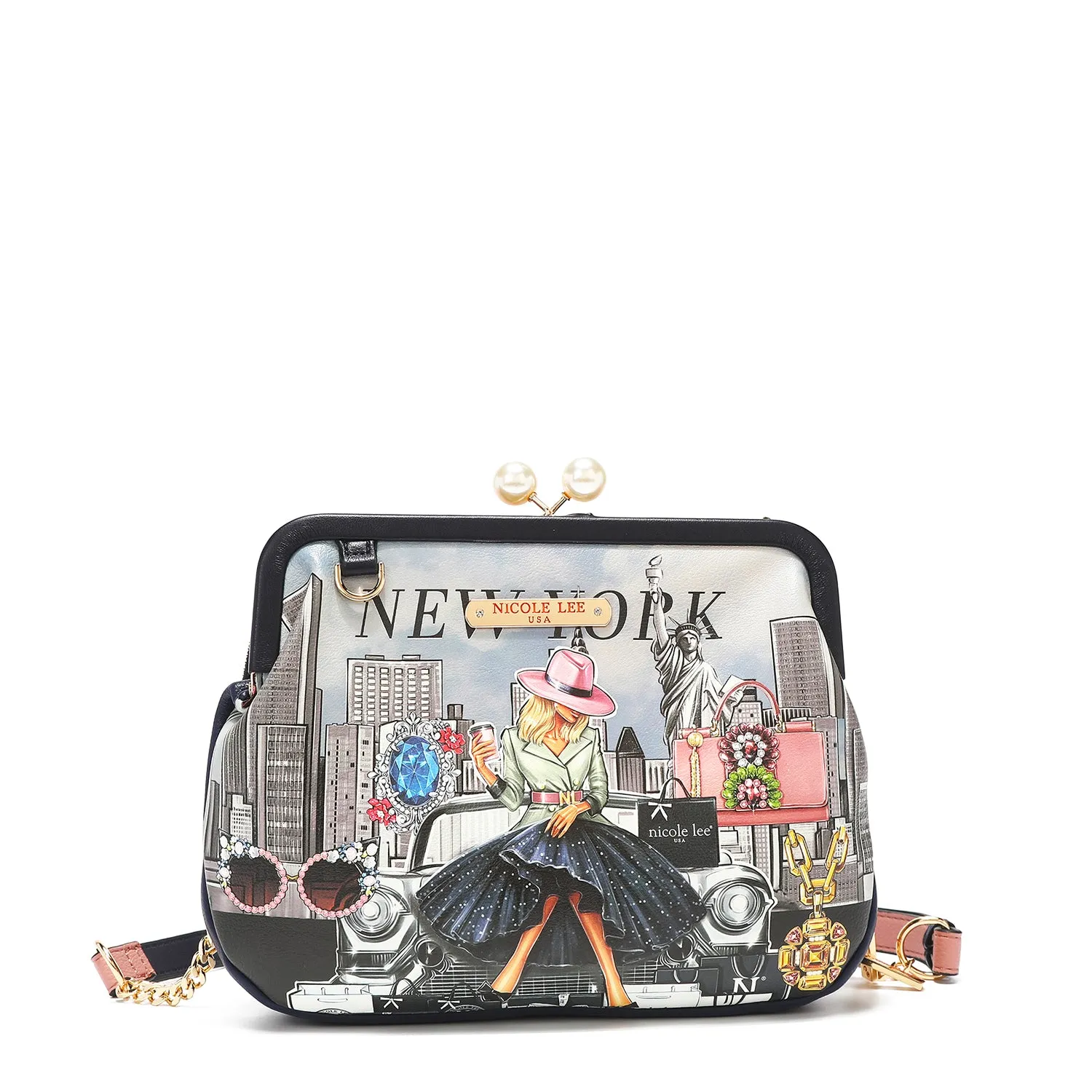 KISS LOCK MESSENGER CROSSBODY