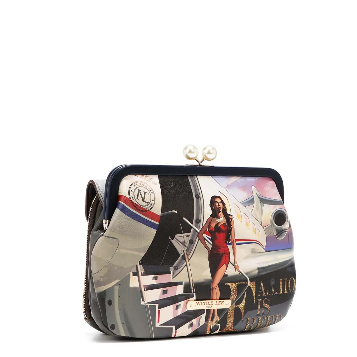 KISS LOCK MESSENGER CROSSBODY