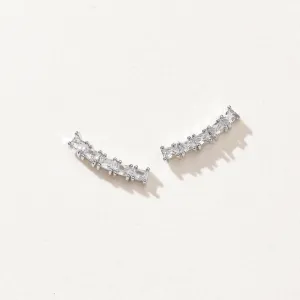 Leena Minimalist Stud | Silver