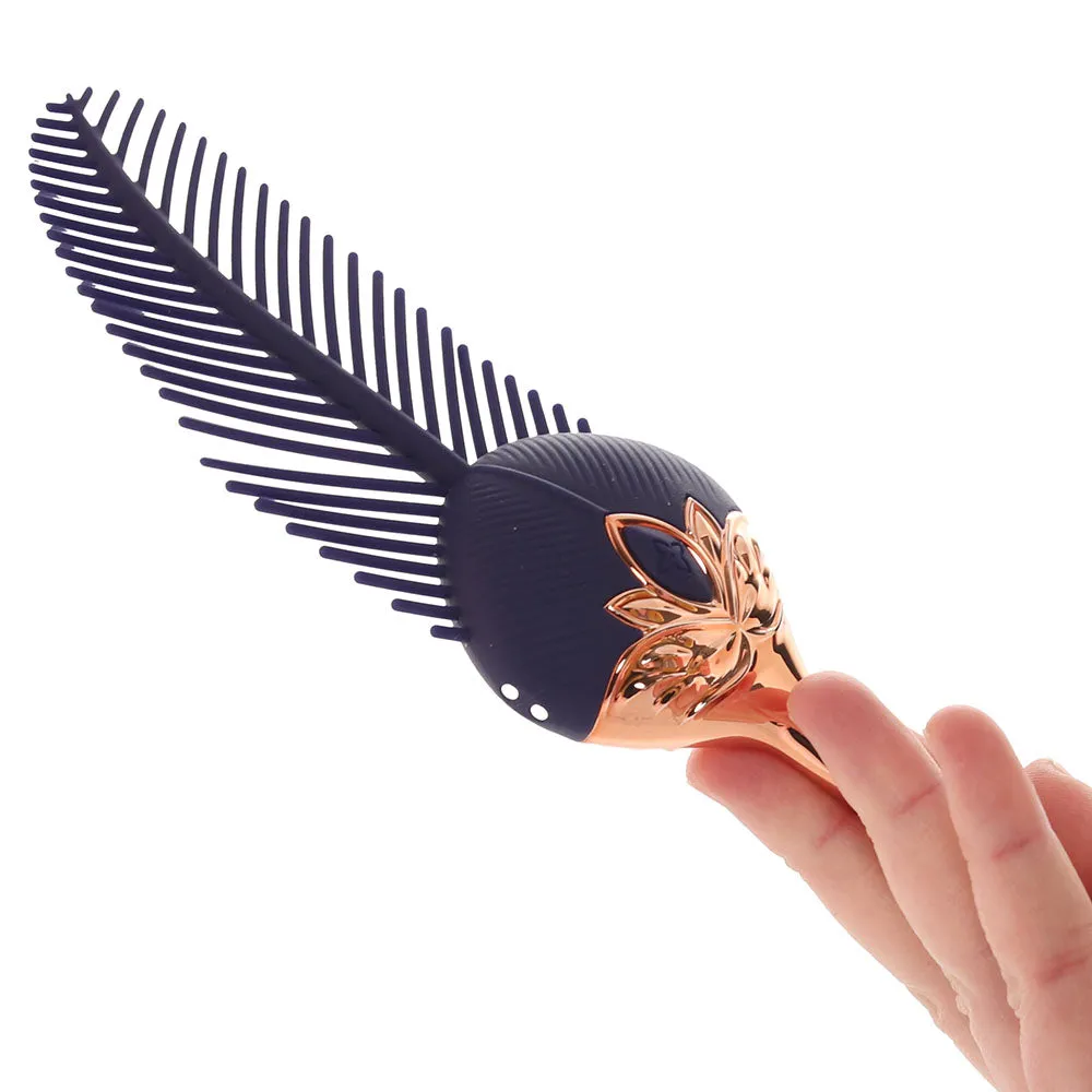 The Tickler Silicone Feather Vibe - Sensational Master Series Sensory Stimulator