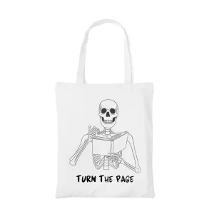 Metallica Tote Bag - Turn The Page Meme