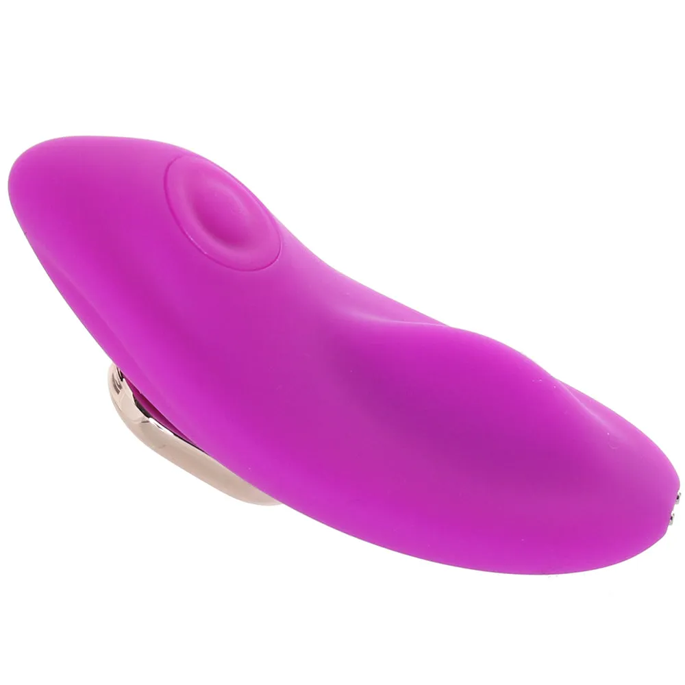 Compact Remote-Controlled Silicone Panty Vibrator with Discreet Storage Bag