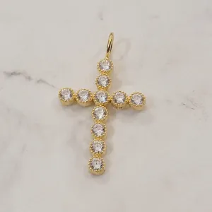 Sparkle Cross Charm