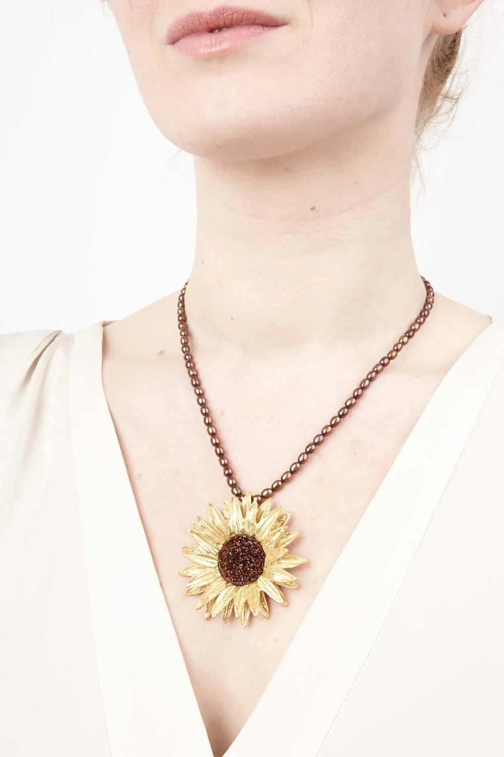 Sunflower Necklace